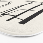 Abstract line art 18 Bath Mat Gallery Image 3