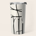 Abstract line art 18 Travel Mug Gallery Image 2