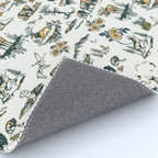 Yellowstone National Park Travel Pattern Design Rug Gallery Image 4