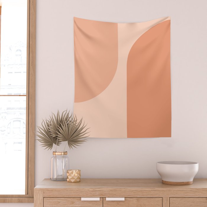 Modern Minimal Arch Abstract XI Wall Tapestry Gallery Image 2