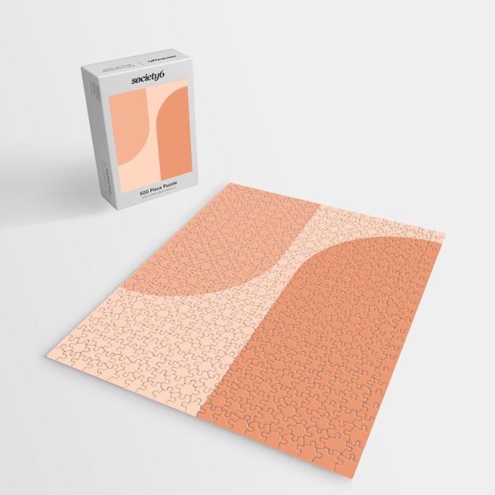 Modern Minimal Arch Abstract XI Jigsaw Puzzle Gallery Image 2