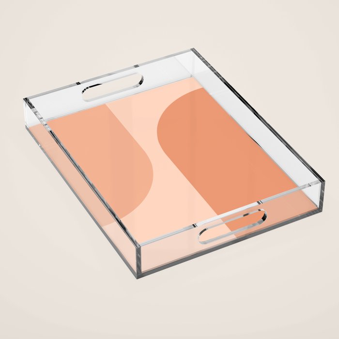 Modern Minimal Arch Abstract XI Acrylic Tray Gallery Image 1