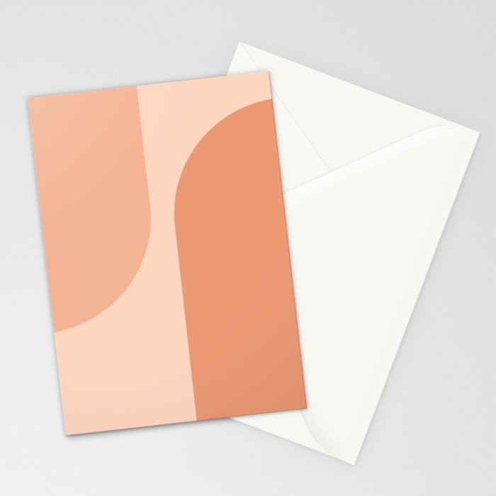 Modern Minimal Arch Abstract XI Stationery Card Gallery Image 2