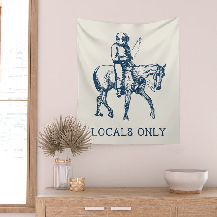 Locals Only Wall Tapestry Gallery Image 2