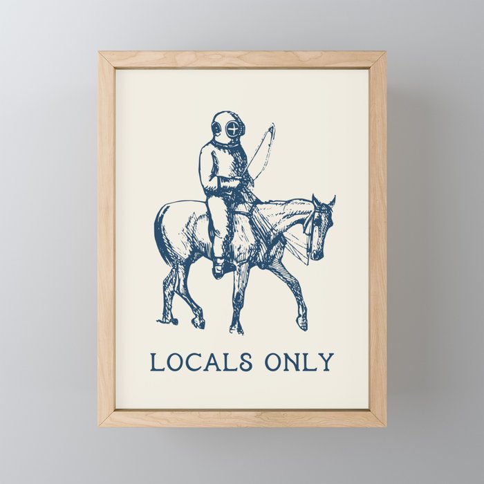 Locals Only Mini Art Print Gallery Image 1