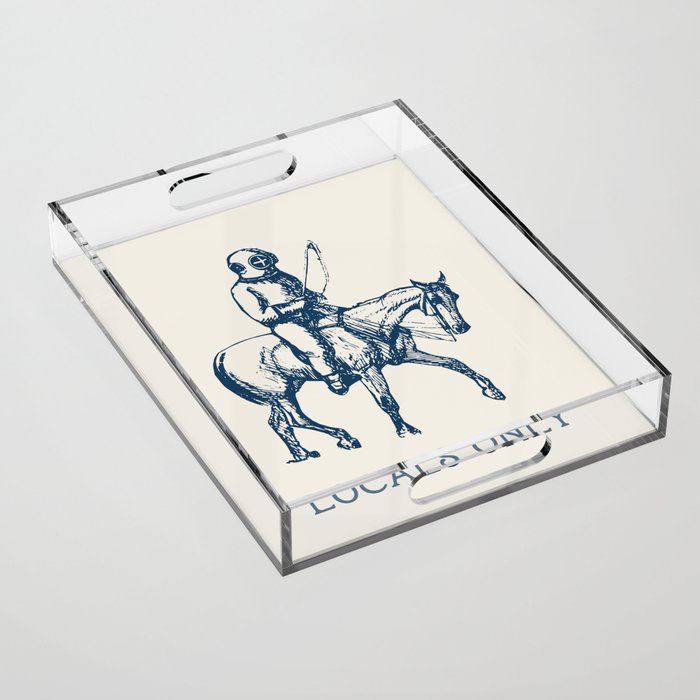 Locals Only Acrylic Tray Gallery Image 1