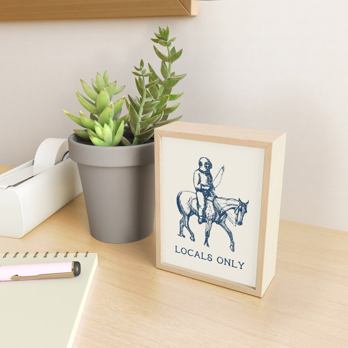 Locals Only Mini Art Print Gallery Image 2