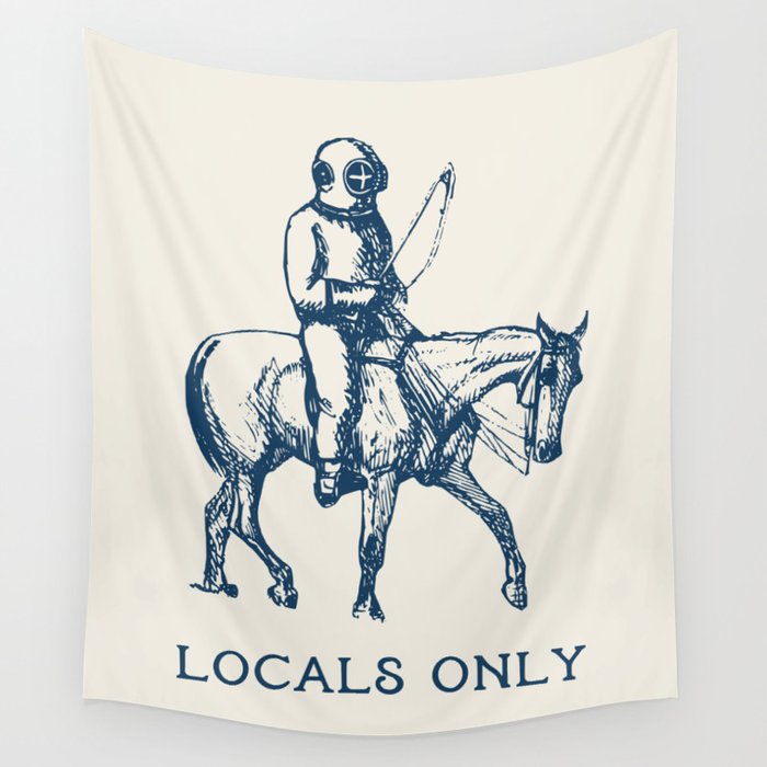 Locals Only Wall Tapestry Gallery Image 4