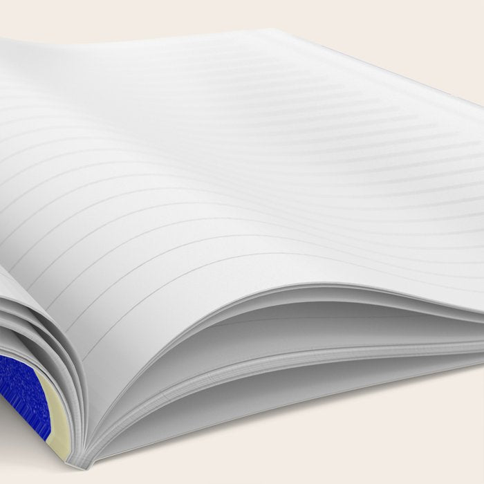 Blue mid-century shapes no8 Notebook Gallery Image 2