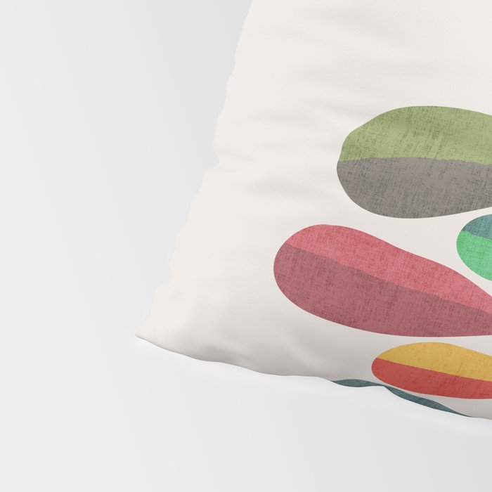 Bird nesting on top of pebbles hill Pillow Sham Gallery Image 4