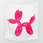 Balloon Dog Pink Wall Tapestry Gallery Image 4