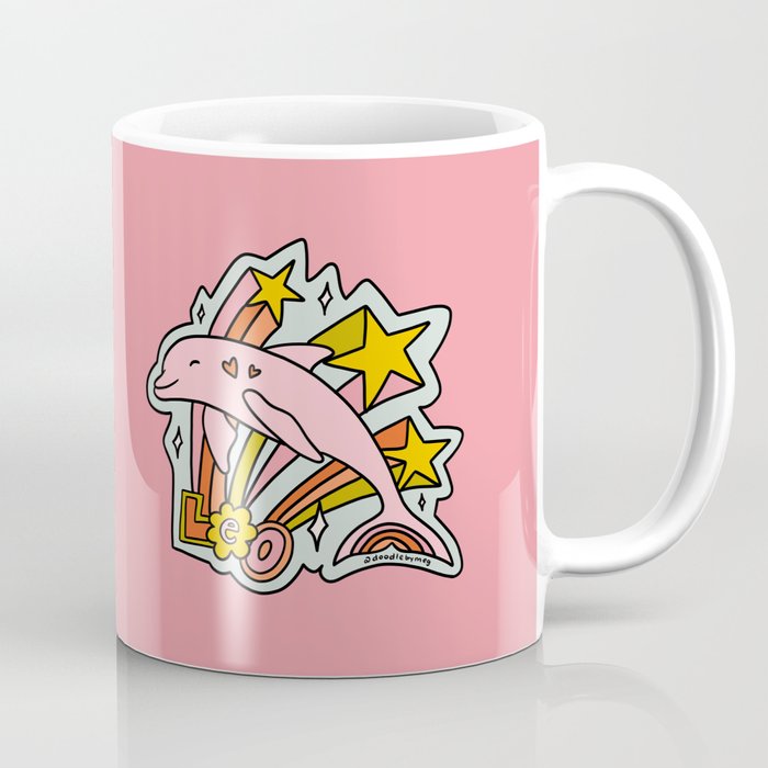Leo Dolphin Coffee Mug Gallery Image 1