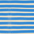 Nautical Blue White Stripes Hand Painted Coastal Pattern Coffee Mug Gallery Image 2