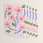 Floral dance - pastel Wrapping Paper Gallery Image 3