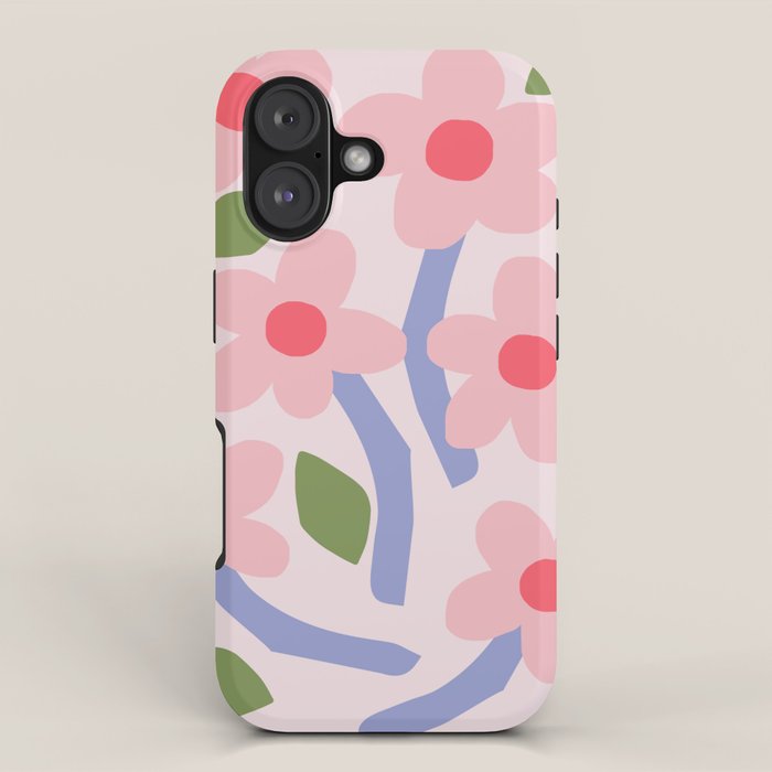 Floral dance - pastel iPhone Case Gallery Image 1