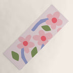 Floral dance - pastel Yoga Mat Gallery Image 1
