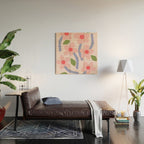 Floral dance - pastel Wood Wall Art Gallery Image 2