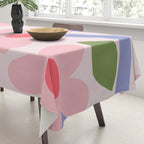 Floral dance - pastel Tablecloth Gallery Image 3