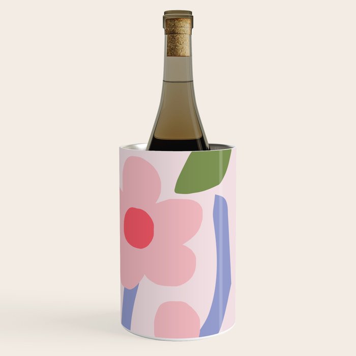 Floral dance - pastel Wine Chiller Gallery Image 3