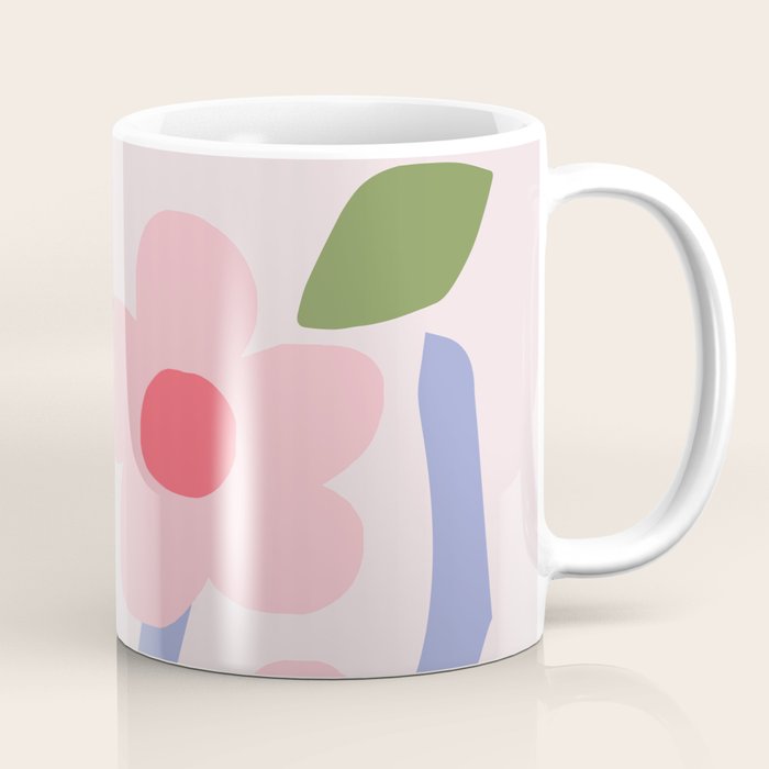 Floral dance - pastel Coffee Mug Gallery Image 1