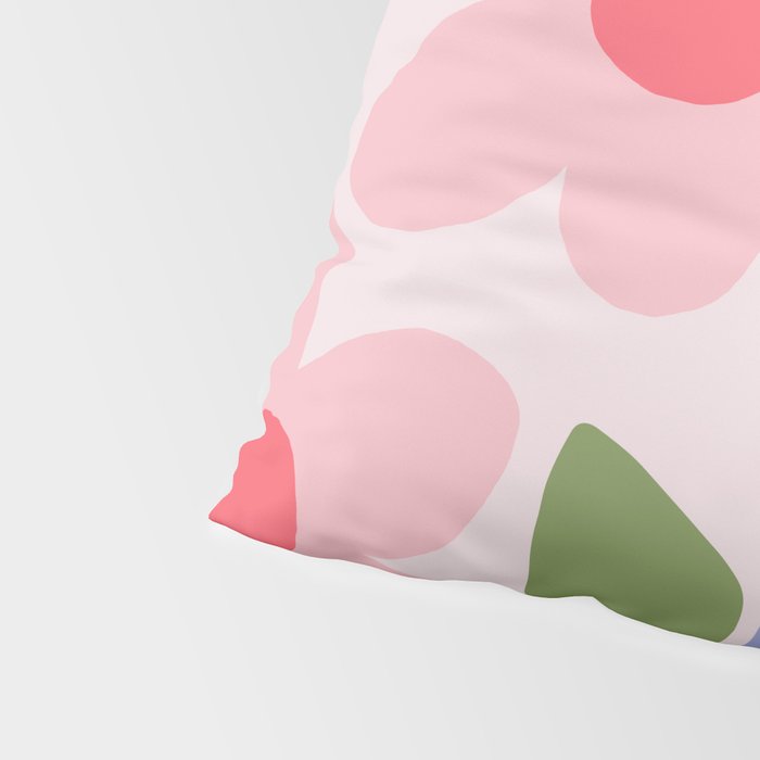Floral dance - pastel Pillow Sham Gallery Image 4