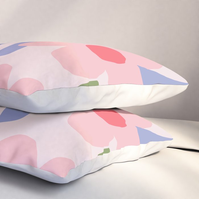 Floral dance - pastel Pillow Sham Gallery Image 3