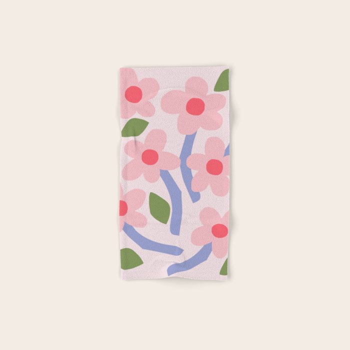 Floral dance - pastel Bath Towel Gallery Image 1