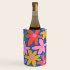 Joyful Flowers - blue Wine Chiller Gallery Image 2