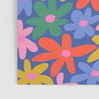 Joyful Flowers - blue Poster Gallery Image 3