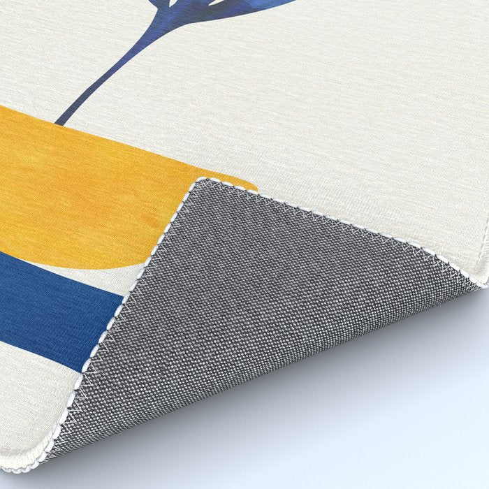 Sunny Sprout Modernist Abstract Botanic Rug Gallery Image 4