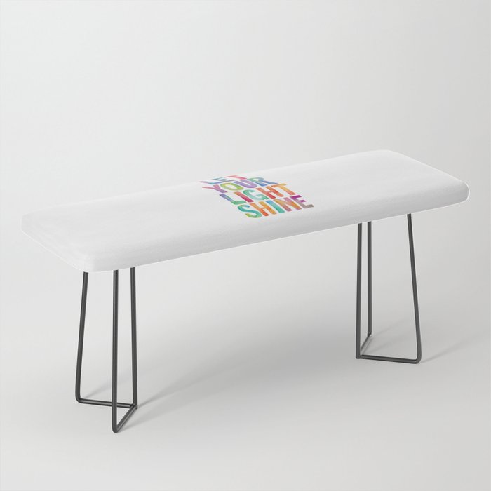 Let Your Light Shine Bench Gallery Image 1