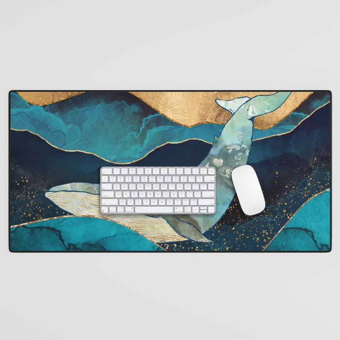 Blue Whale Desk Mat Gallery Image 1