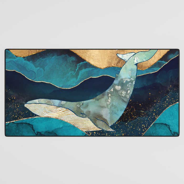 Blue Whale Desk Mat Gallery Image 3