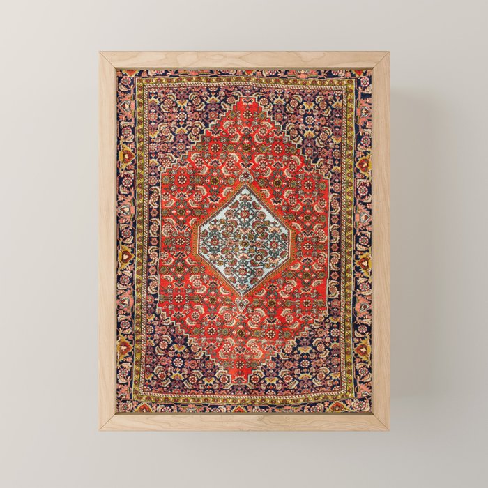 Bidjar Persian Rug Print Mini Art Print Gallery Image 1