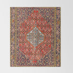 Bidjar Persian Rug Print Throw Blanket Gallery Image 2