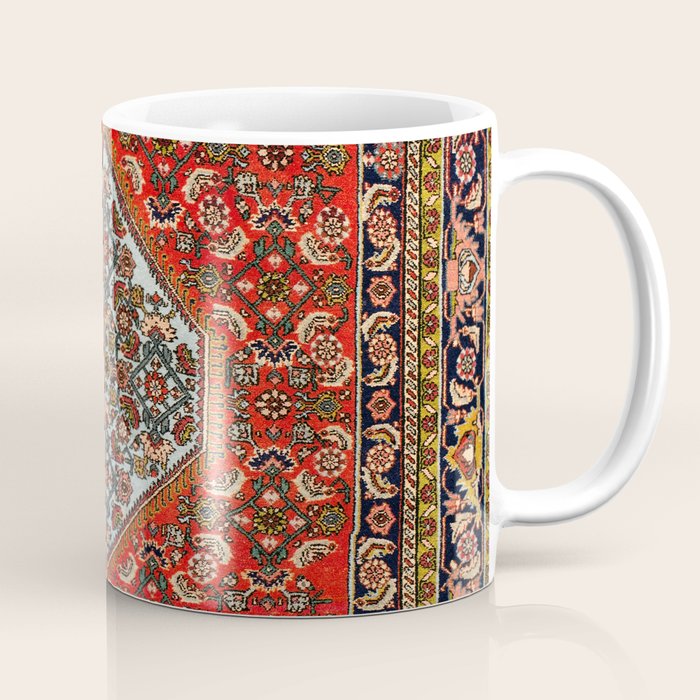 Bidjar Persian Rug Print Coffee Mug Gallery Image 1