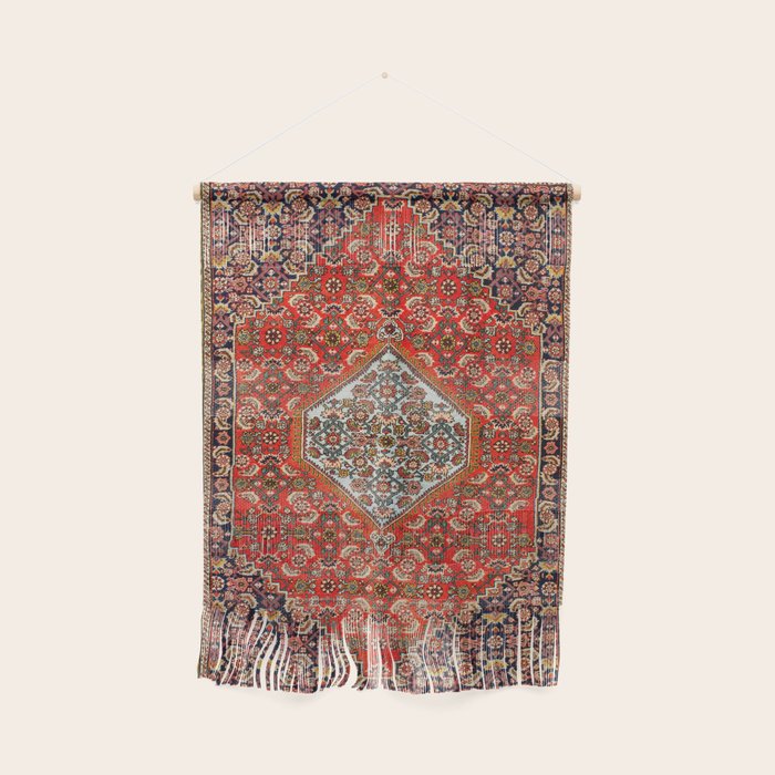 Bidjar Persian Rug Print Wall Hanging Gallery Image 1