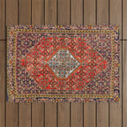 Bidjar Persian Rug Print Outdoor Rug Gallery Image 1
