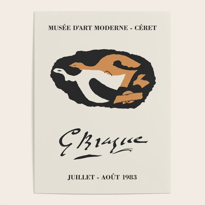 Georges Braque Art Exposition Poster, 1980s Poster Gallery Image 4