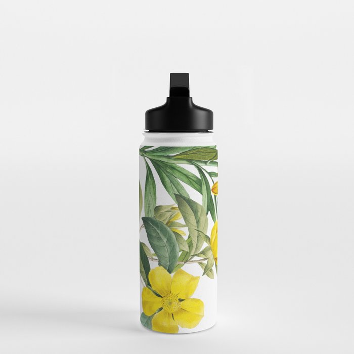 Yellow Flowers Water Bottle Gallery Image 3