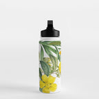 Yellow Flowers Water Bottle Gallery Image 3