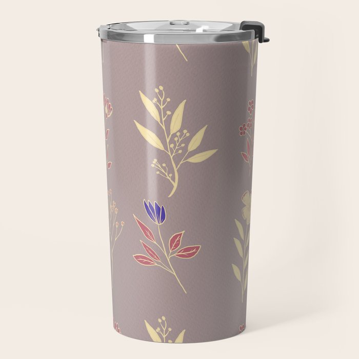 Flower Pattern_07 Travel Mug Gallery Image 2