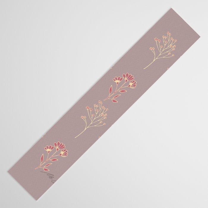 Flower Pattern_07 Table Runner Gallery Image 3