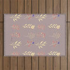 Flower Pattern_07 Outdoor Rug Gallery Image 1