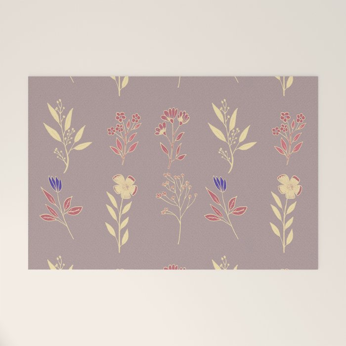 Flower Pattern_07 Welcome Mat Gallery Image 1