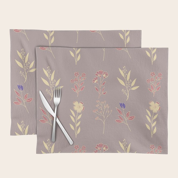 Flower Pattern_07 Placemat Gallery Image 1