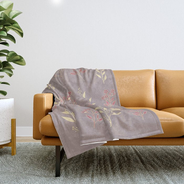 Flower Pattern_07 Throw Blanket Gallery Image 1