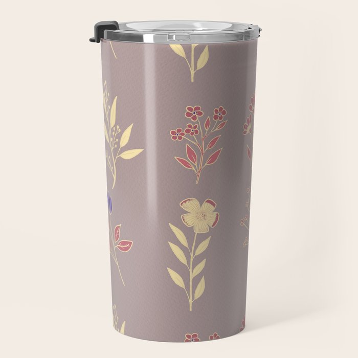 Flower Pattern_07 Travel Mug Gallery Image 3