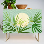 Midnight Moon Green Garden Scene Credenza Gallery Image 1