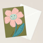 Made with Love- Flower Print  Stationery Card Gallery Image 2